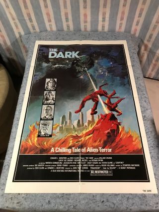 The Dark 1979 1 Sheet Movie Poster 27 " X 41 " (vf) Aka: Alien Terror
