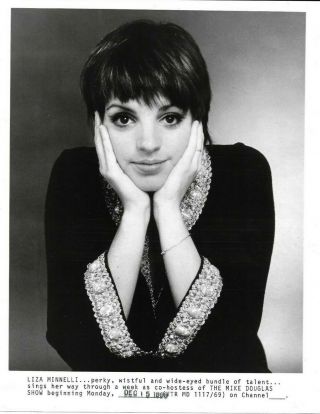 Liza Minnelli,  Photo For Television " The Mike Douglas Show " Program