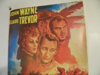JOHN WAYNE STAGECOACH OMBRE ROSSE BALLESTER Italian poster 26 by 38 60 ' s cowboy 3