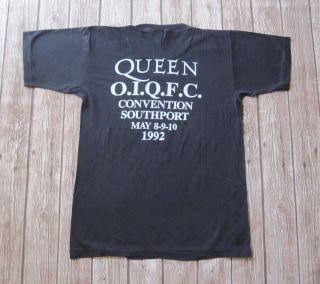 QUEEN : The Show Goes On - Official 1992 Fan Club Convention Vintage T - Shirt 5