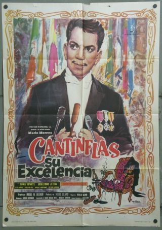 Tu43d Cantinflas Su Excelencia Orig 1sh Poster Spain A