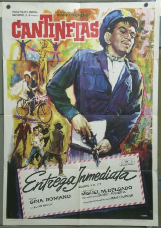 Tu56d Cantinflas Entrega Inmediata / Agente Xu 777 Orig 1sh Poster Spain