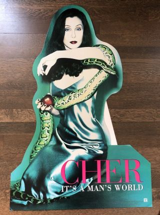 One Of A Kind Cher It’s A Man’s World Album Promo Music Store Cardboard Cutout