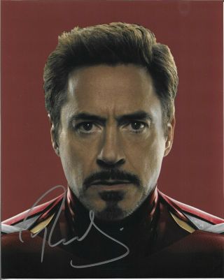 Robert Downey Jr " Iron Man " Autographed 8 X 10 Signed Photo Holo