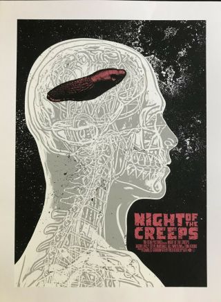 Night Of The Creeps By Chris Garofalo (qfschris),  Glow In The Dark Poster,