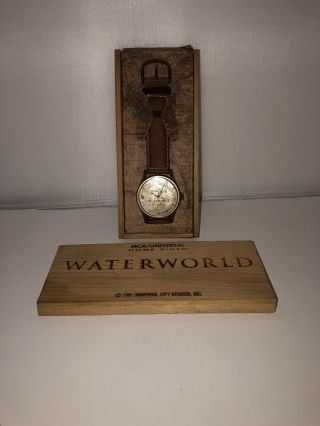 Waterworld Promotional Watch In Wooden Case 1995 Universal Studios 2