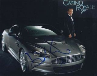 Daniel Craig 007 James Bond Rare Autograph As James Bond & Aston Martin Casino R