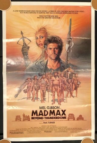 Mad Max: Beyond Thunderdome One Sheet Ss/folded Movie Poster - 1985