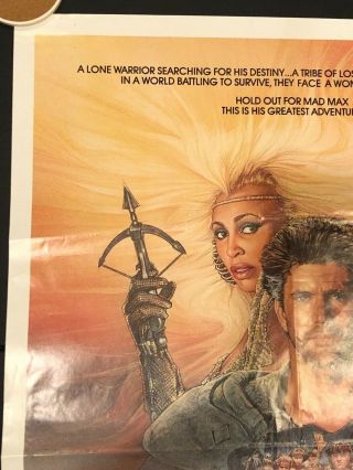 MAD MAX: BEYOND THUNDERDOME One Sheet SS/Folded Movie Poster - 1985 3