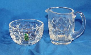 Waterford Crystal Stemware,  Kerry Cream And Sugar Set 3.  78 In.