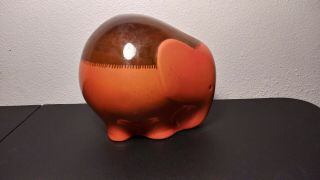 Rare Cool Mid Century Modern Signed Baldelli (italy) Ceramic Coin Bank Elephant