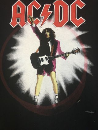 1988 Vintage Ac/dc Blow Up Your Video T - Shirt