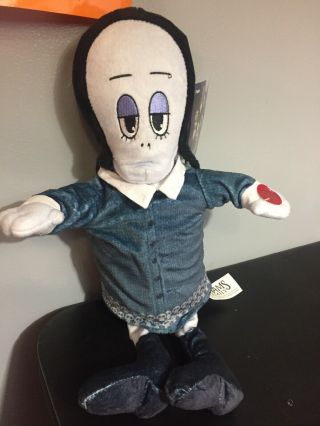 The Addams Family Theme Song Wednesday 13 " Singing Plush Doll Movie Toy Nwt