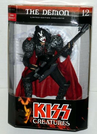 Kiss Band Creatures Gene Simmons Demon 12 " Mcfarlane Action Figure Axe Bass
