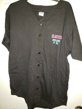 Clarissa Explains It All Baseball Style Shirt Sz L Shirt