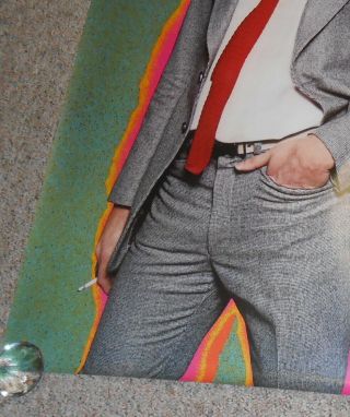 Eddie Money Playing for Keeps HUGE 1980 Promo Poster Vintage RARE 48x31 4