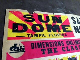 MARY JANE GIRLS - BAR KAYS Concert Poster Nov 23,  1985 USF SUN DOME TAMPA FLORIDA 2