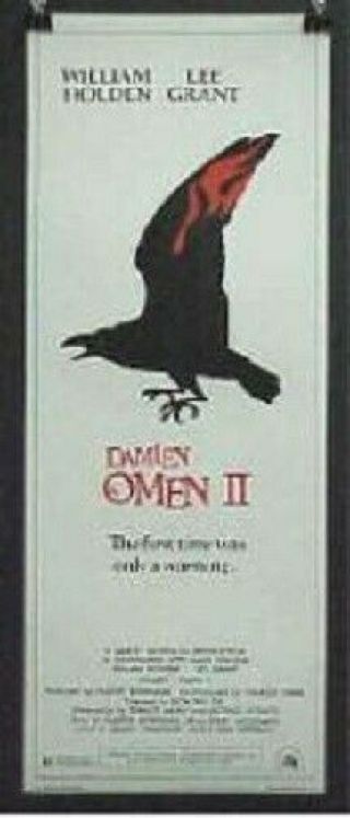 Damien Omen 2 14x36 Rolled Movie Poster 1978 Insert
