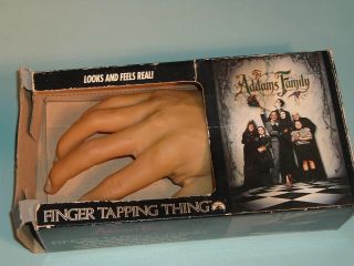 The Addams Family Finger Tapping Thing Hand & Box Realistic (1991)