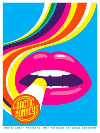 Arctic Monkeys Concert Gig Poster 2018 -