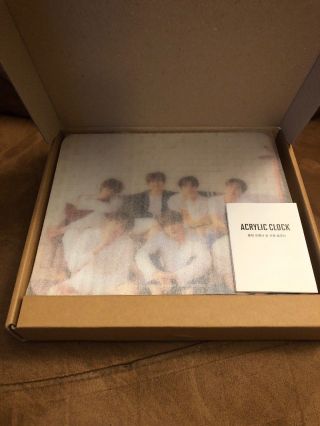 [BTS] - Acrylic Clock 2018 BTS Exhibition ' 오,  늘 ' Official MD Limited Edition 5