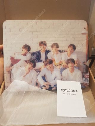 [BTS] - Acrylic Clock 2018 BTS Exhibition ' 오,  늘 ' Official MD Limited Edition 7