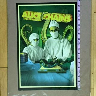 Alice in Chains by Zoltron - Live at The Fillmore - Orig Concert Poster 13 