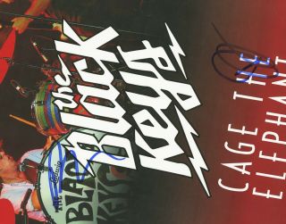 The Black Keys signed autographed concert poster Dan Auerbach,  Patrick Carney 2
