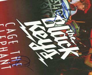The Black Keys signed autographed concert poster Dan Auerbach,  Patrick Carney 3