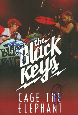 The Black Keys signed autographed concert poster Dan Auerbach,  Patrick Carney 4