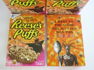 Travis Scott Cereal 12 Reeses Puffs 11.  5z Astroworld Cactus Jack Special Edition 4