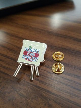 Rick & Morty " Hungry For Apples? " Lapel Pin