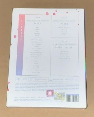 Official BTS Live On Stage 2016 HYYH DVD Epilogue Young Forever - Opened NO PC 2