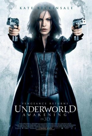 Underworld : Awakening Intl 3d Movie Poster Double Sided 27x40