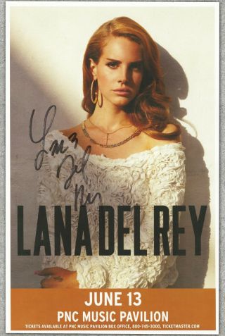 Lana Del Rey Autographed Gig Poster Video Games