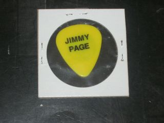 JIMMY PAGE &THE BLACK CROWES 2000 VIP TICKET & GUITAR PICK YORK LED ZEPPELIN 5