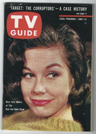 1962 Tv Guide - Mary Tyler Moore - Jack Kelly
