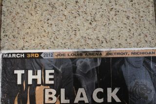 THE BLACK KEYS G.  I.  D VAR POSTER DETROIT,  MI 3/5/2012 JON SMITH JOE LOUIS ARENA 3