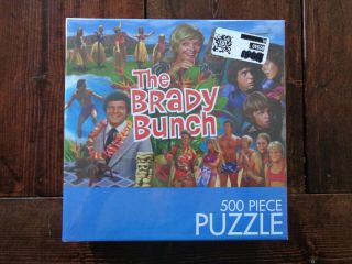 The Brady Bunch 500 Piece Jigsaw Puzzle Classic Tv Show “hawaii Bound” 18x24
