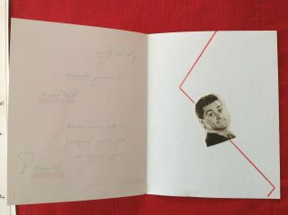 1959 MARTY INGELS Voice Cartoon PAC - MAN 1982 Headshot RESUME Handwritten Note 3