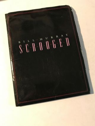 Vintage 1988 Scrooged Full Press Kit – 14 Glossy 8x10s,  Color Slide Bill Murray