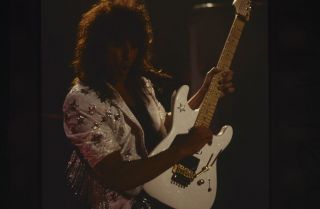 Richie Samborra Plays Guitar In Concert Bon Jovi 35mm Film Slide