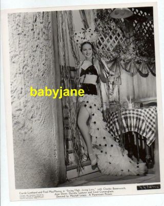 Dorothy Lamour 8x10 Photo Pinup In Showgirl Costume 1936 Swing High