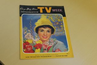 1960 Chicago Daily Tribune Tv Week Schedule Guide - Ami Silvestre Cover