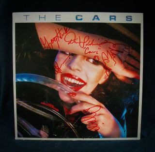 The Cars Autographed Promo Album By: Ric Ocasek Benjamin Orr Greg Elliot & David