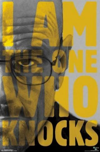 Amc Breaking Bad Heisenberg I Am The One Who Knocks Poster 22x34