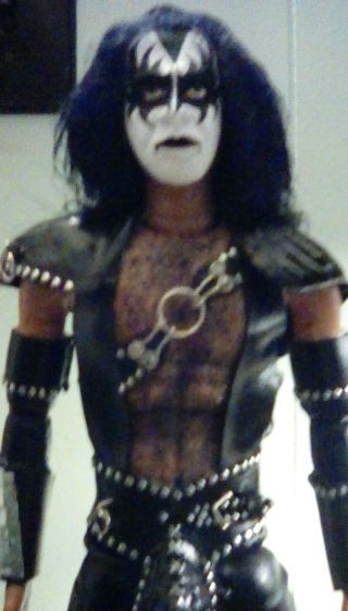 Kiss Gene Simmons 1/6 Custom Made Figure From Elder Era.  12 Inches Tall.