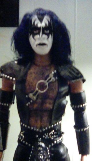 Kiss Gene Simmons 1/6 custom made figure from Elder era.  12 inches tall. 2
