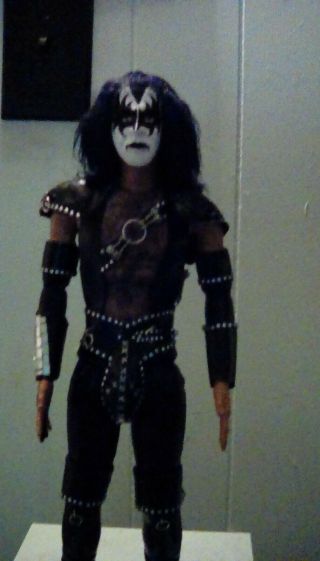 Kiss Gene Simmons 1/6 custom made figure from Elder era.  12 inches tall. 5