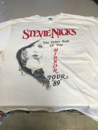 Vtg Authentic Stevie Nicks 1989 Other Side Of The Mirror Concert T - Shirt Sz Xl